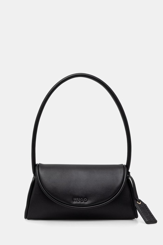 HUGO baguette torbica ženska iz umetnega usnja Jodi Shoulder Bag črna 50562952