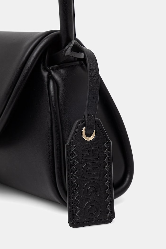 HUGO baguette torbica ženska iz umetnega usnja Jodi Shoulder Bag črna 50562952