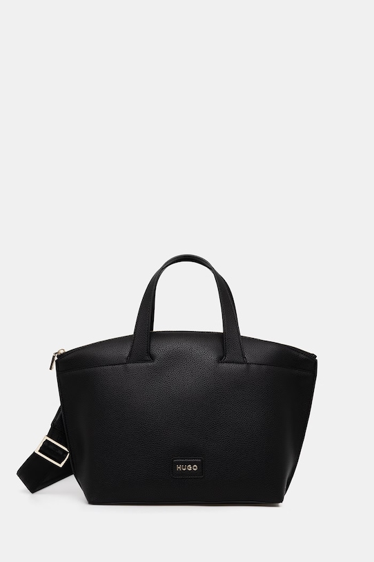 HUGO kabelka dámska z imitácie kože Orin_Duffle MD čierna 50562967