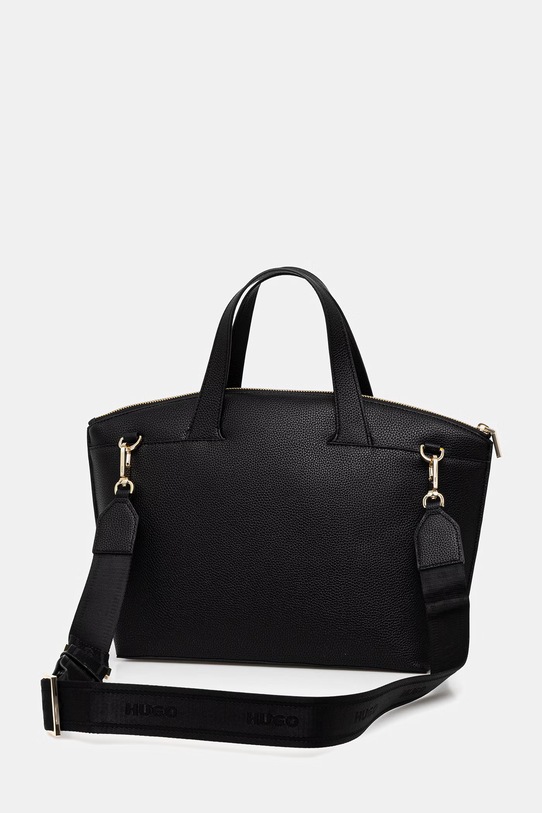 Doplnky HUGO kabelka dámska z imitácie kože Orin_Duffle MD 50562967 čierna