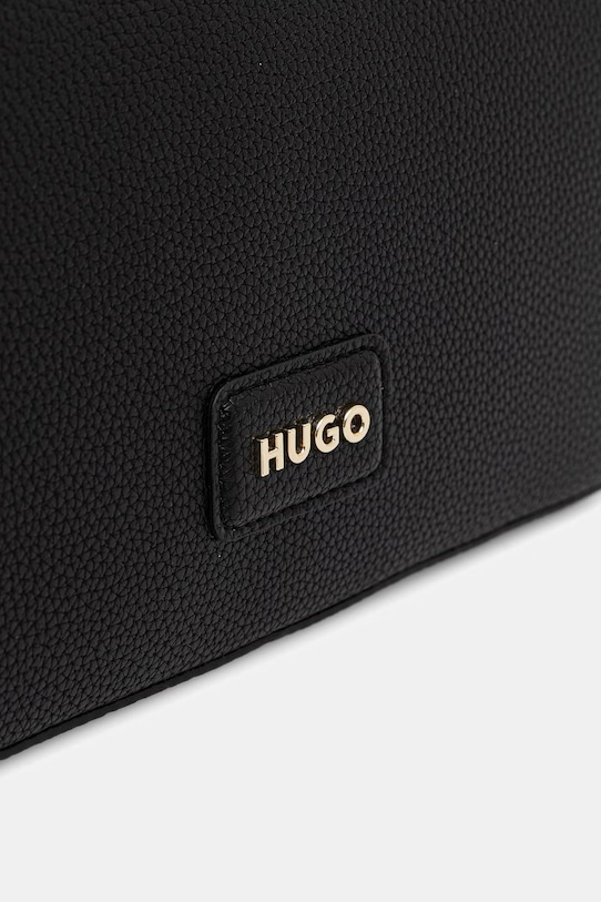 HUGO torebka damska z imitacji skóry Orin_Hobo czarny 50562983