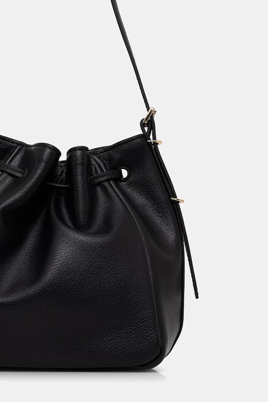 Akcesoria HUGO torebka worek damska z imitacji skóry Neeko PN_Drawstring 50562993 czarny