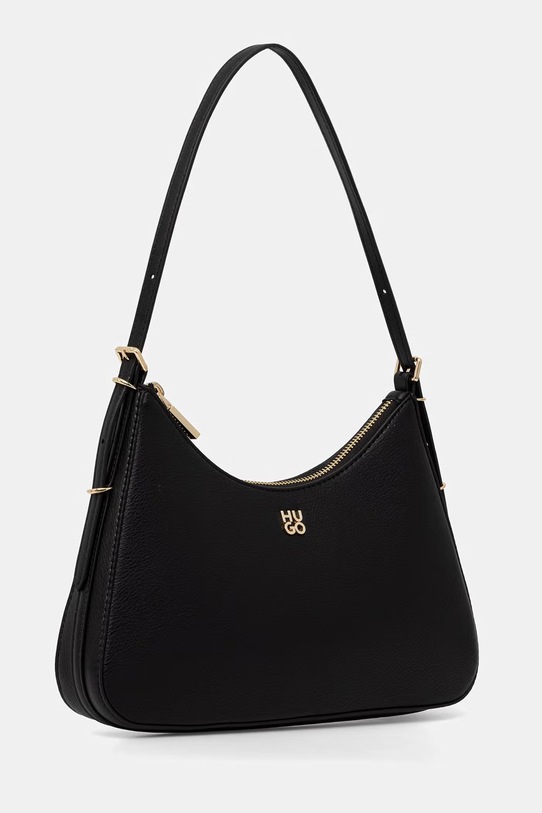 HUGO klasična torbica ženska iz umetnega usnja Neeko PN_Sh. Bag 50563002 črna SS26