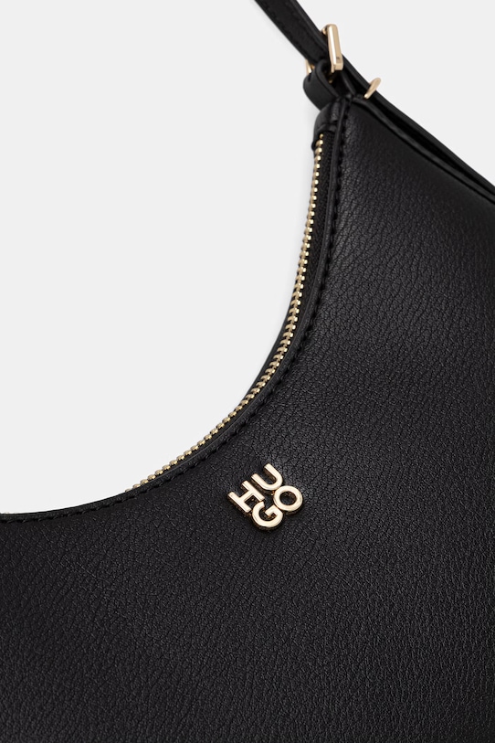 HUGO klasična torbica ženska iz umetnega usnja Neeko PN_Sh. Bag črna 50563002