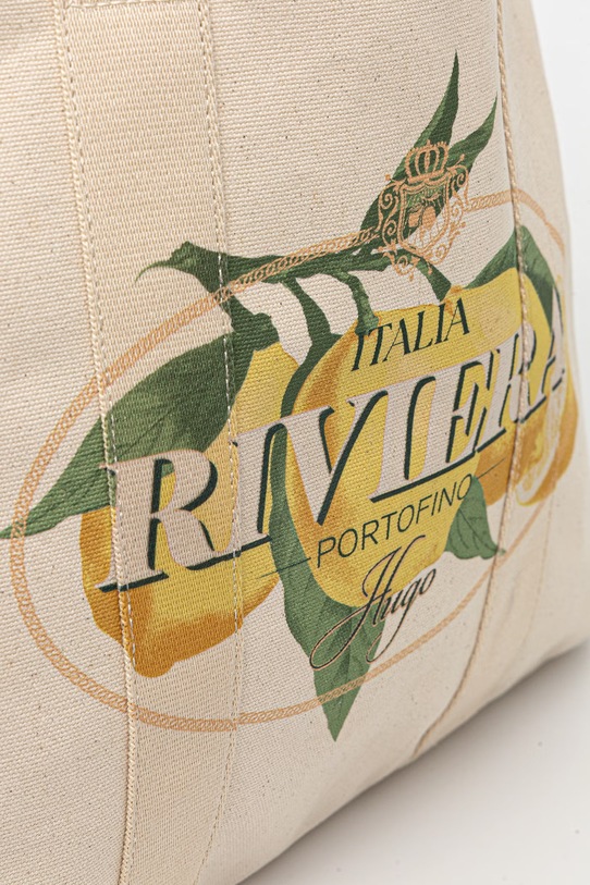 HUGO torebka tote damska Becky CPR_Tote beżowy 50563012