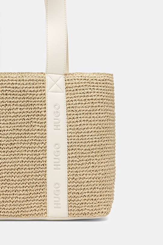 Akcesoria HUGO torebka tote damska Becky ST_SM Tote 50563016 beżowy