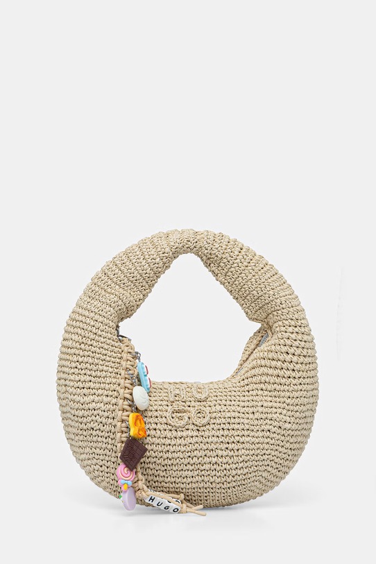 HUGO torebka rogal damska Zeya_Handbag beżowy 50563034