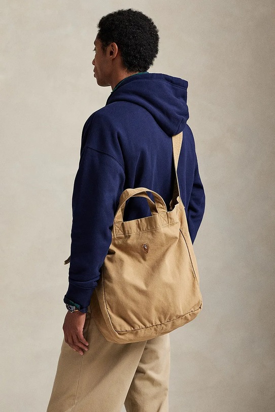 Polo Ralph Lauren CANVAS-TOTE-TTE-LRG torebka damska 405967606002