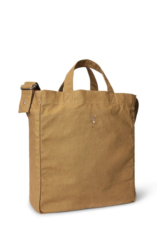 Akcesoria Polo Ralph Lauren CANVAS-TOTE-TTE-LRG torebka damska 405967606002 beżowy