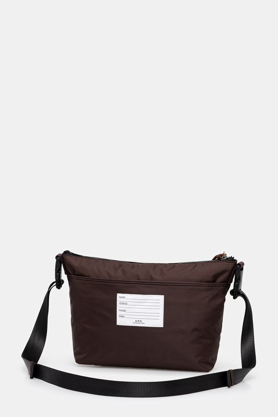 Akcesoria A.P.C. Besace Trek torebka crossbody damska PAAGS.H61734 brązowy