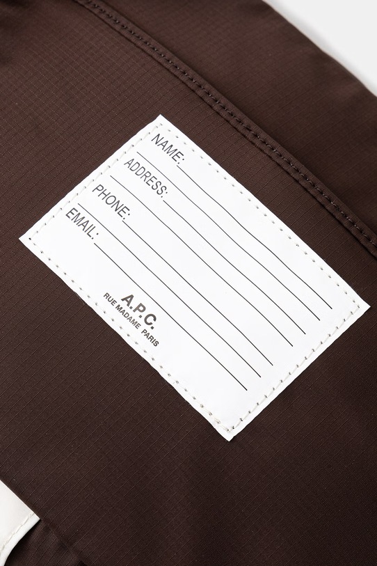 A.P.C. saszetka Banane Trek brązowy PAAGS.H62219