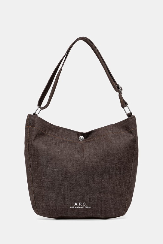 A.P.C. Besace Journal torebka tote damska brązowy COHLX.M61939