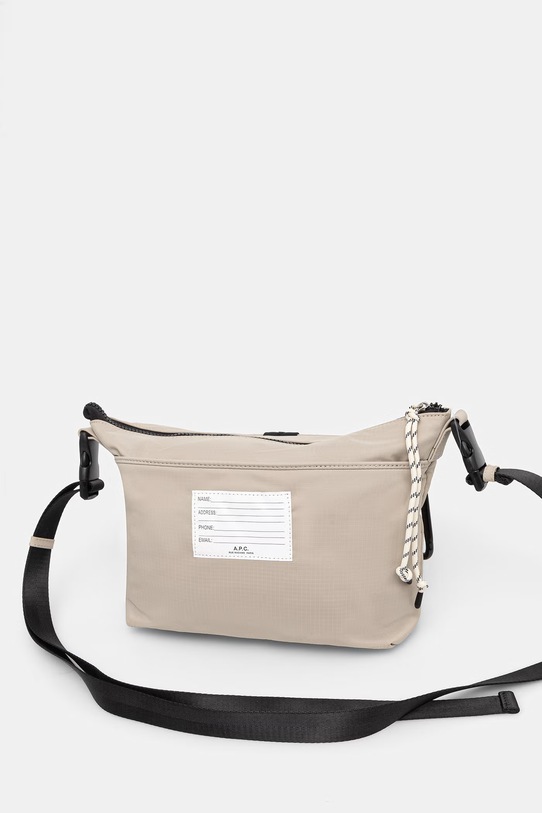 Accesorii A.P.C. Besace Trek geantă crossbody pentru femei PAAGE.H61734 verde