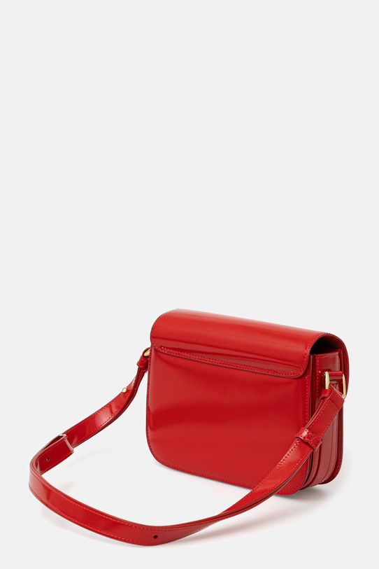 Akcesoria A.P.C. Sac Grace Small torebka damska skórzana PXCBT.F61413 czerwony