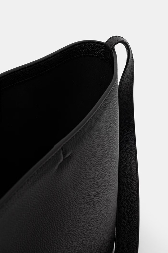 Anine Bing ELLY BUCKET BAG GRAINED LEATHER - BLACK torebka damska skórzana A.13.12178.BLK1 czarny