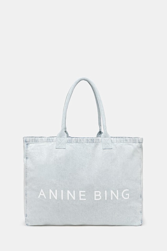 Anine Bing LEO DENIM TOTE - LUCID BLUE torebka damska jeansowa niebieski A.13.11857.WHD64