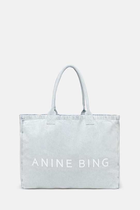 Anine Bing LEO DENIM TOTE - LUCID BLUE torebka damska jeansowa niebieski A.13.11857.WHD64