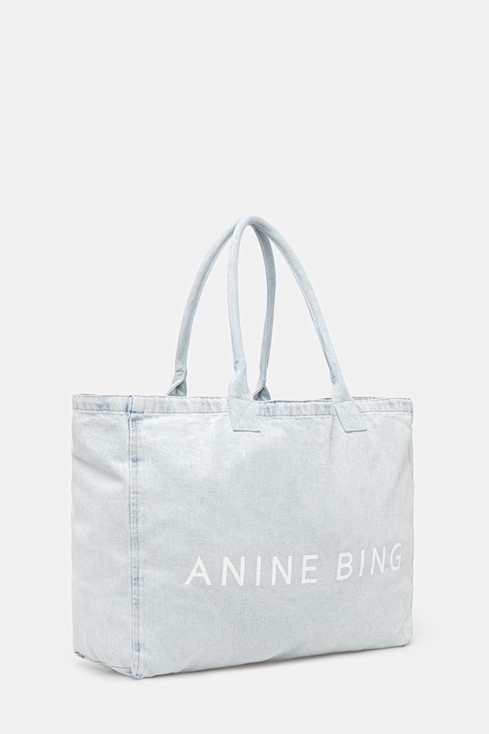 Anine Bing LEO DENIM TOTE - LUCID BLUE torebka damska jeansowa A.13.11857.WHD64 niebieski SS26