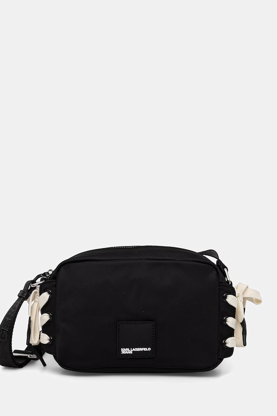Τσάντα Karl Lagerfeld Jeans υφασμάτινο μαύρο B2W30142