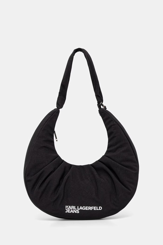 Τσάντα Karl Lagerfeld Jeans υφασμάτινο μαύρο B2W30145