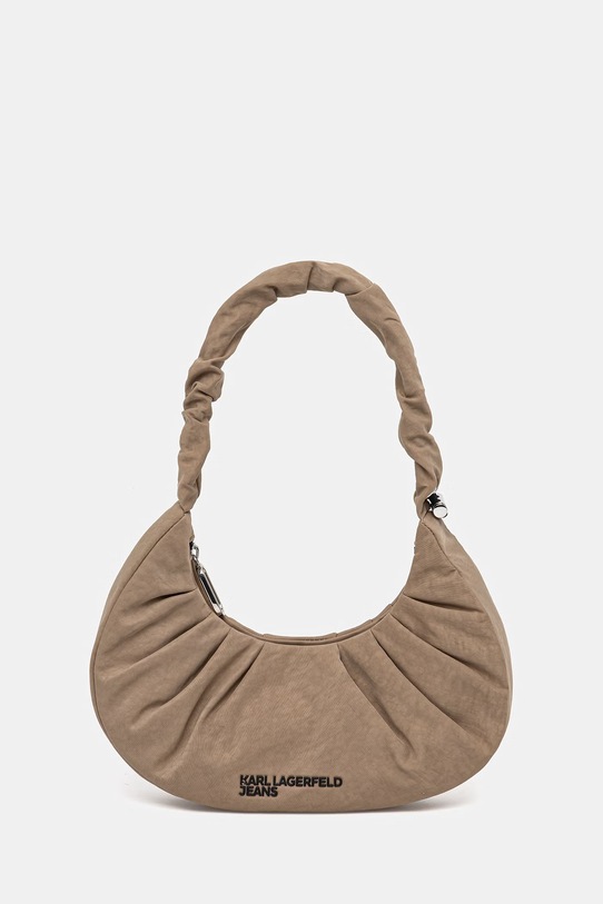 Τσάντα Karl Lagerfeld Jeans υφασμάτινο μπεζ B2W30146