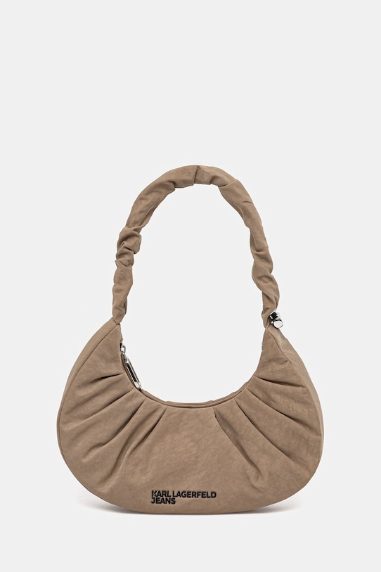 Τσάντα Karl Lagerfeld Jeans υφασμάτινο μπεζ B2W30146