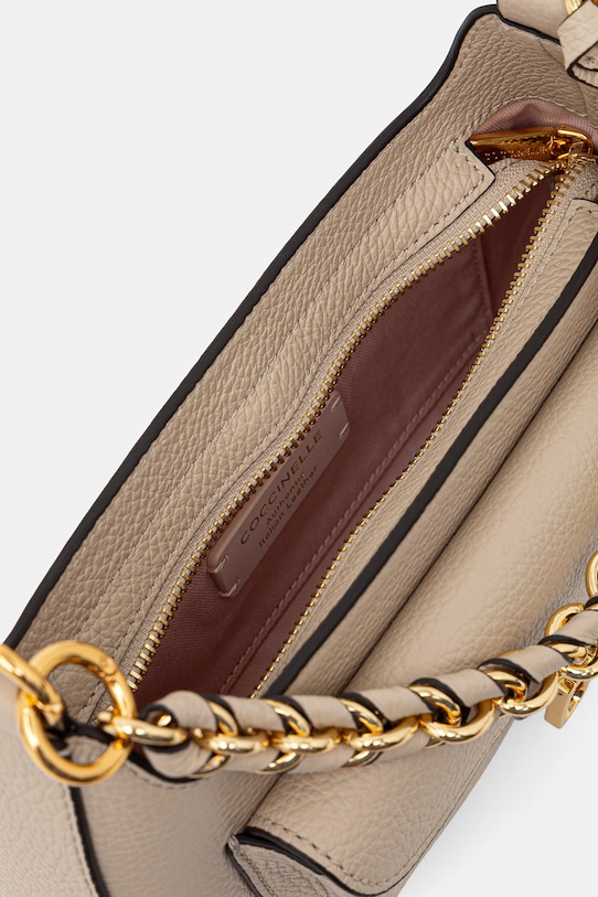 Coccinelle torebka skórzana E1.TFK.12.02.01 beżowy