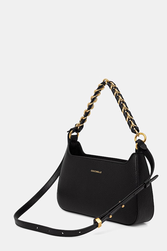 Akcesoria Coccinelle torebka skórzana E1.TFK.12.02.01 czarny