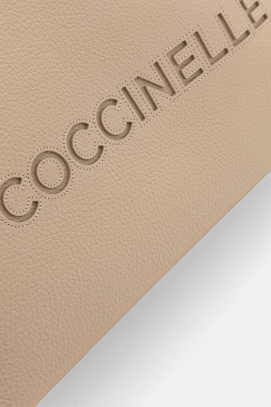 Coccinelle torebka shopper damska skórzana beżowy E1.UAK.11.01.01