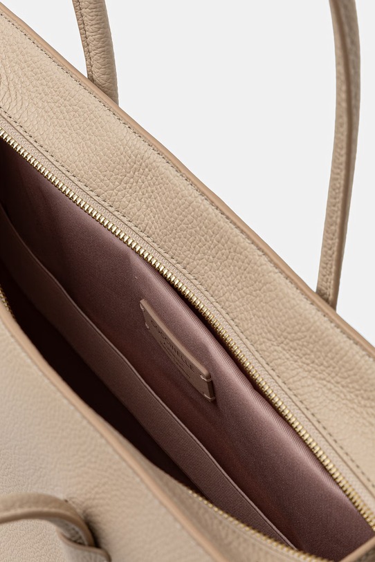 Coccinelle torebka shopper damska skórzana E1.UAK.11.01.01 beżowy