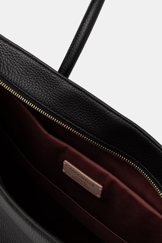 Coccinelle torebka shopper damska skórzana czarny E1.UAK.11.01.01