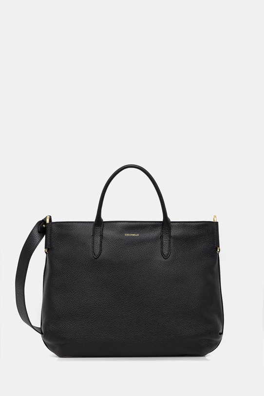 Coccinelle torebka skórzana skóra licowa czarny E1.T95.18.01.01