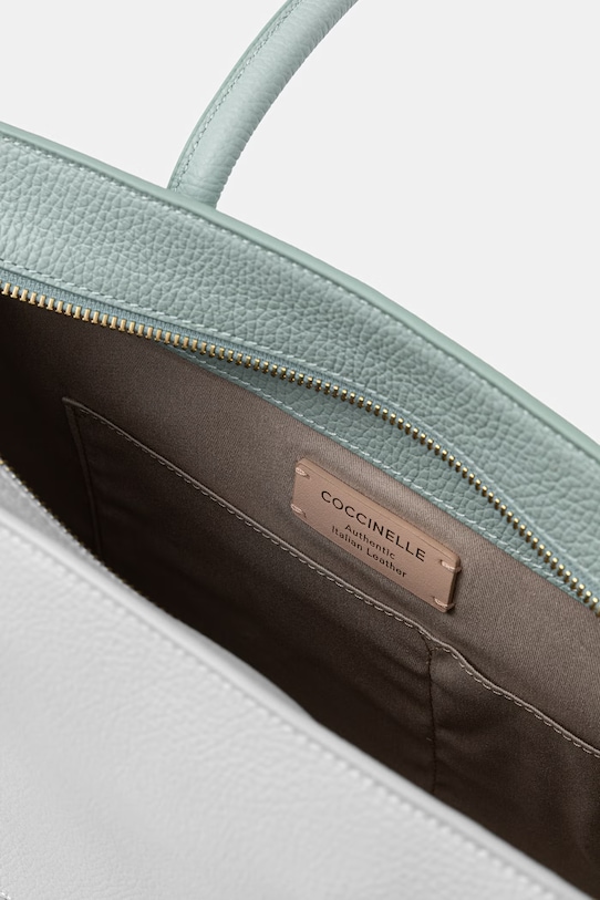 Кожена чанта Coccinelle E1.UAK.11.02.01 тюркоазен