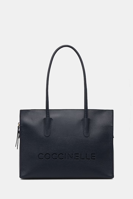 Coccinelle torebka skórzana skóra licowa granatowy E1.UAK.11.02.01