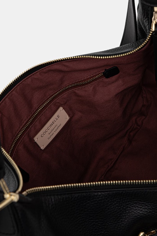 Coccinelle torebka skórzana E1.U4A.15.01.01 czarny