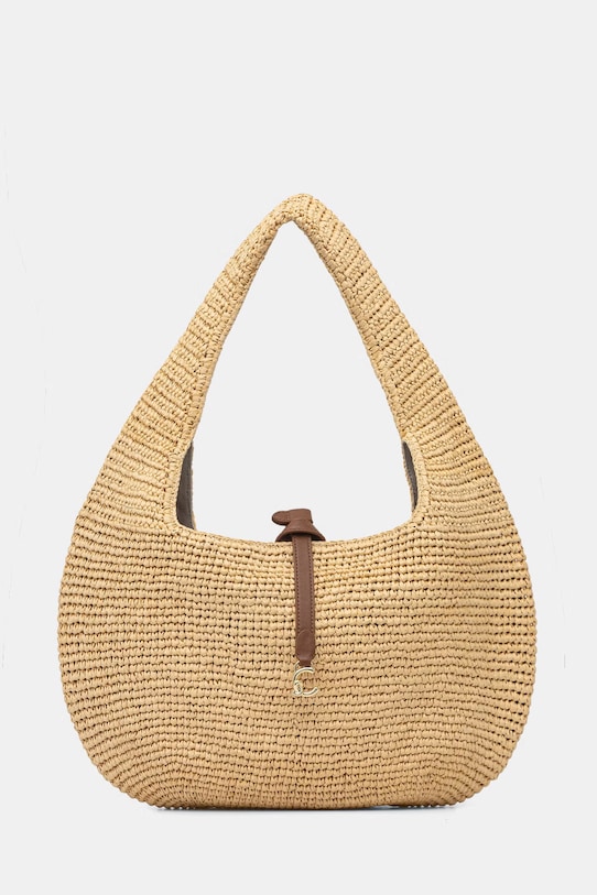 Coccinelle torba plażowa damska beżowy E1.UV1.13.01.01