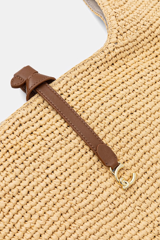 Coccinelle torba plażowa damska beżowy E1.UV1.13.01.01