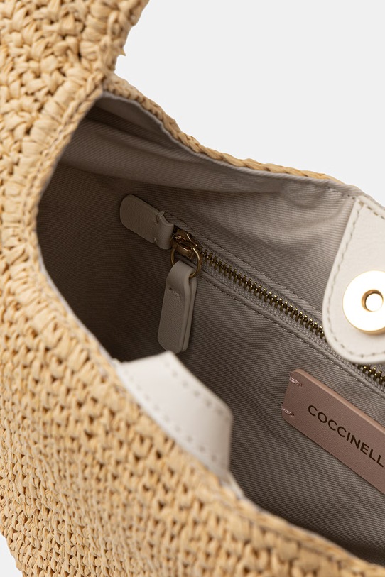 Coccinelle torba plażowa damska E1.UV1.13.02.01 beżowy