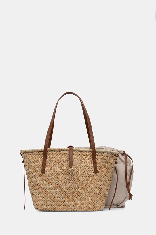 Coccinelle torba plażowa damska beżowy E1.UV0.11.01.01