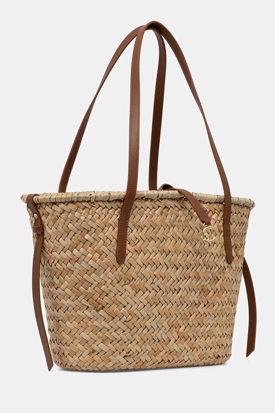 Coccinelle torba plażowa damska E1.UV0.11.01.01 beżowy SS26