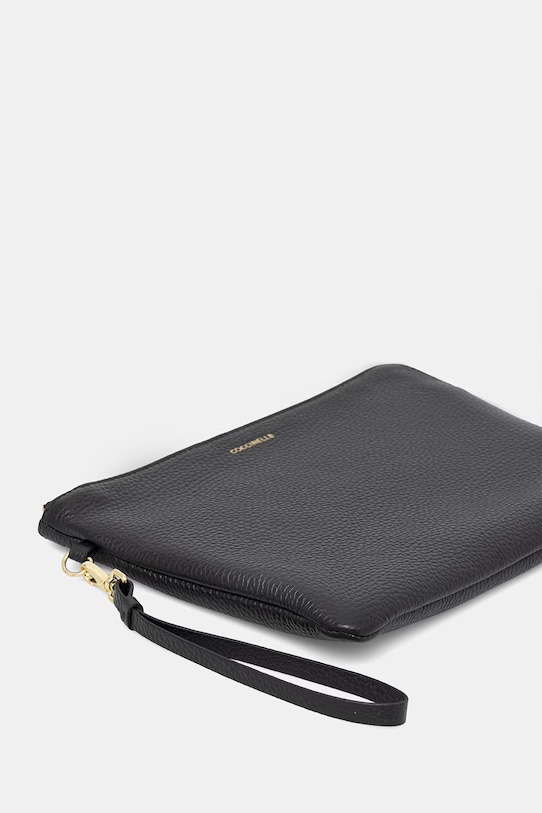 Akcesoria Coccinelle saszetka skórzana E5.TBM.19.01.01 czarny