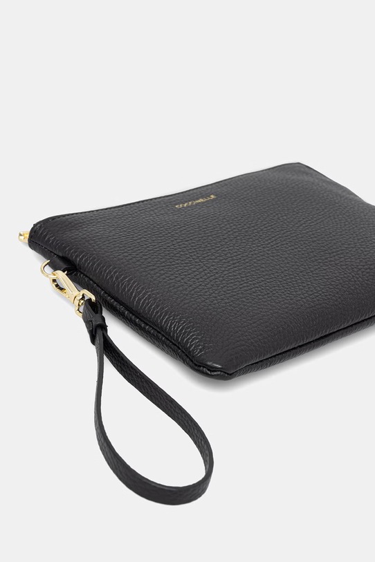 Akcesoria Coccinelle saszetka skórzana E5.TBM.19.02.01 czarny