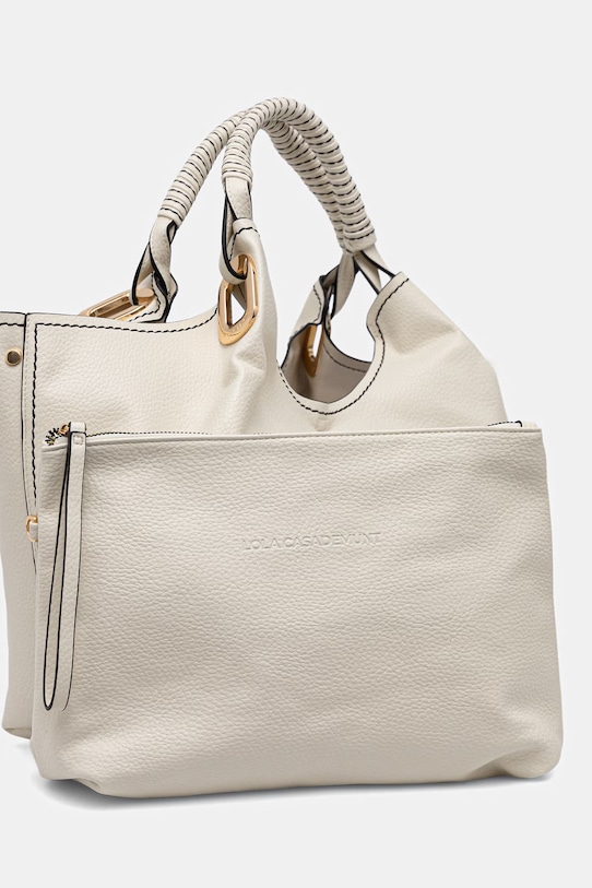 Τσάντα Lola Casademunt μπεζ LS2604021