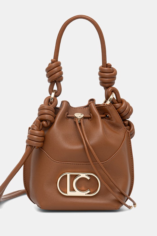 Lola Casademunt torebka nie mieści A4 brązowy LS2604041