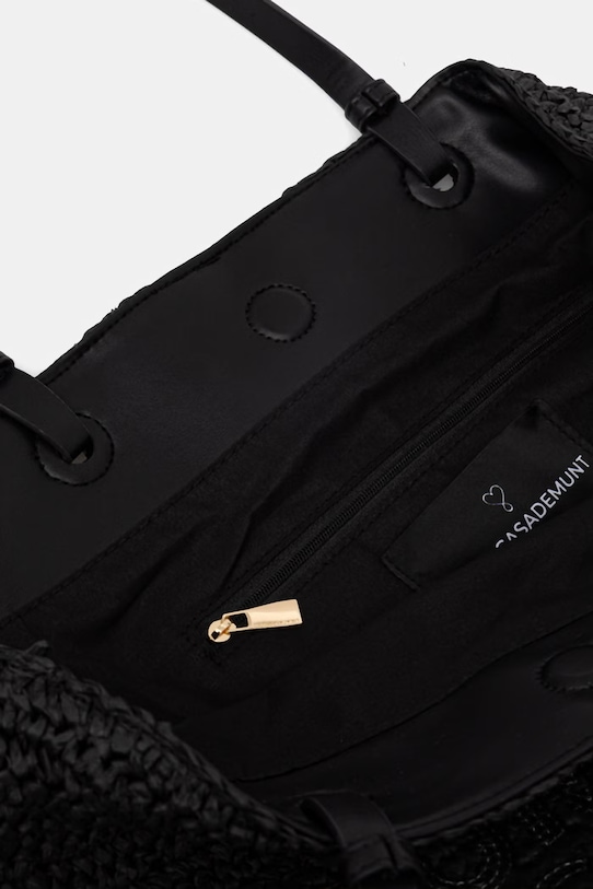 Τσάντα παραλίας Lola Casademunt LS2604057 μαύρο