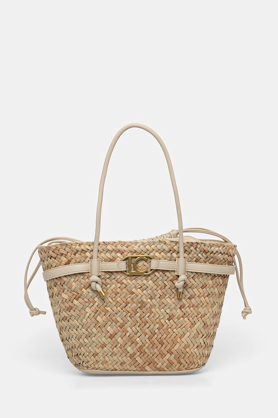 Lola Casademunt torba plażowa tekstylny beżowy LS2604059