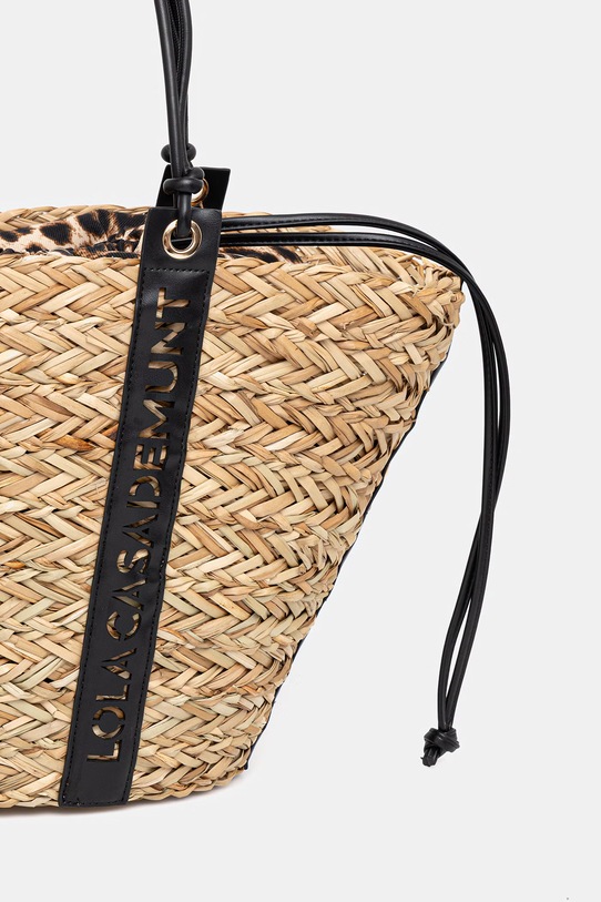 Lola Casademunt kosz plażowy beżowy LS2604091