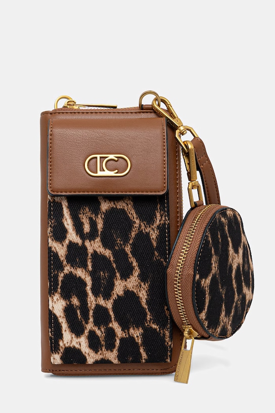 Lola Casademunt portfel tekstylny brązowy LS2612007