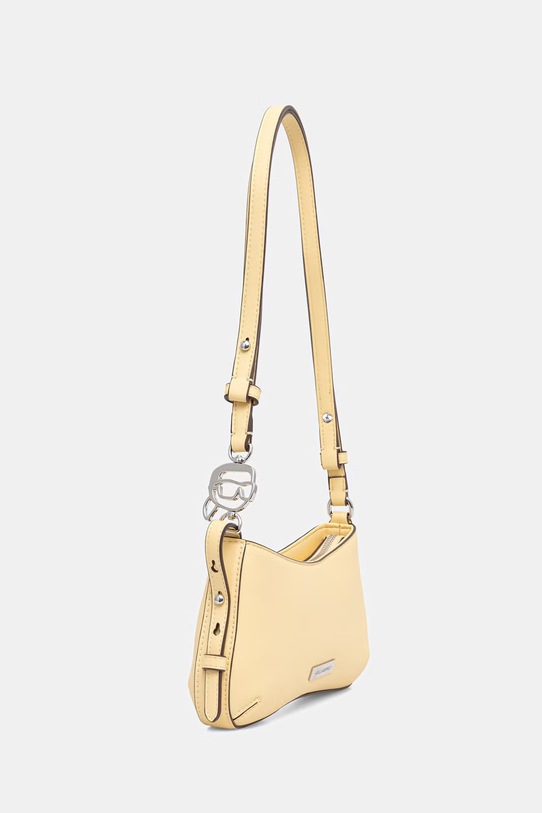 Karl Lagerfeld Torebka damska z imitacji skóry IKON B2W30269 żółty SS26