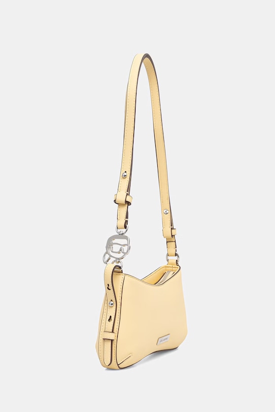 Karl Lagerfeld Torebka damska z imitacji skóry IKON B2W30269 żółty SS26